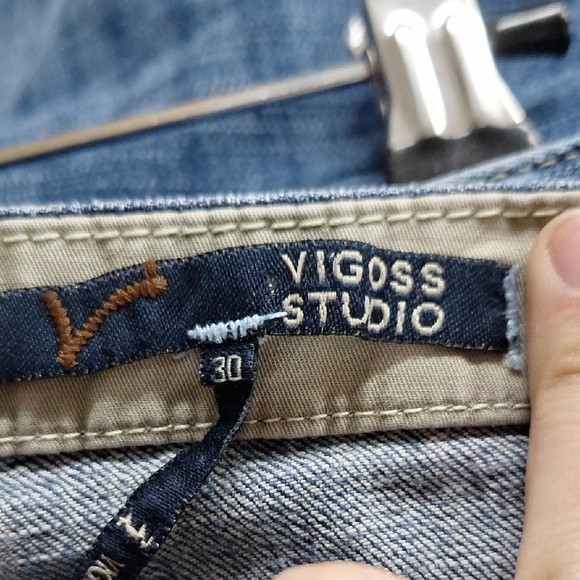 Vigoss Blue Boot Cut Jeans Classic Style - Picture 2 of 10
